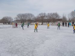 Қазалыда допты хоккейден біріншілік өтті