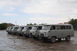 Шалғайдағы ауылдарға шағын автокөліктер берілді