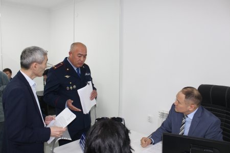 Қызылорда облысы Полиция департаментінің бастығы тұрғындарды қабылдады
