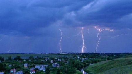 Қызылордада найзағай жарқылдайды