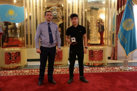Қылмыскерді ұстауға көмектескен балалар марапатталды
