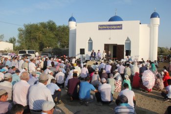 Мырзабай ахун ауылында жаңа мешіт ашылды