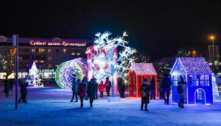 Жаңа жылдық безендірулерді қиратқан бұзақылар ұсталды